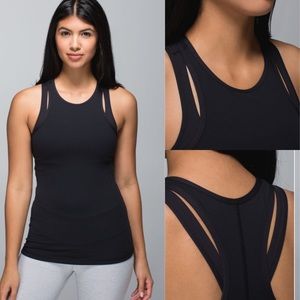 🍋Lululemon inspiration tank in black